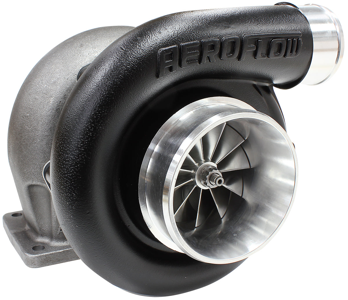 Boosted 7875 1.25 T4 Flange V-Band Outlet Gen 1 Black AF8006-4011BLK - Aeroflow