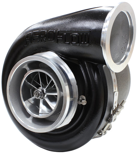 Boosted 7575 1.10 T4 Twin Entry V-Band Outlet BW S475 Black AF8006-4017BLK - Aeroflow