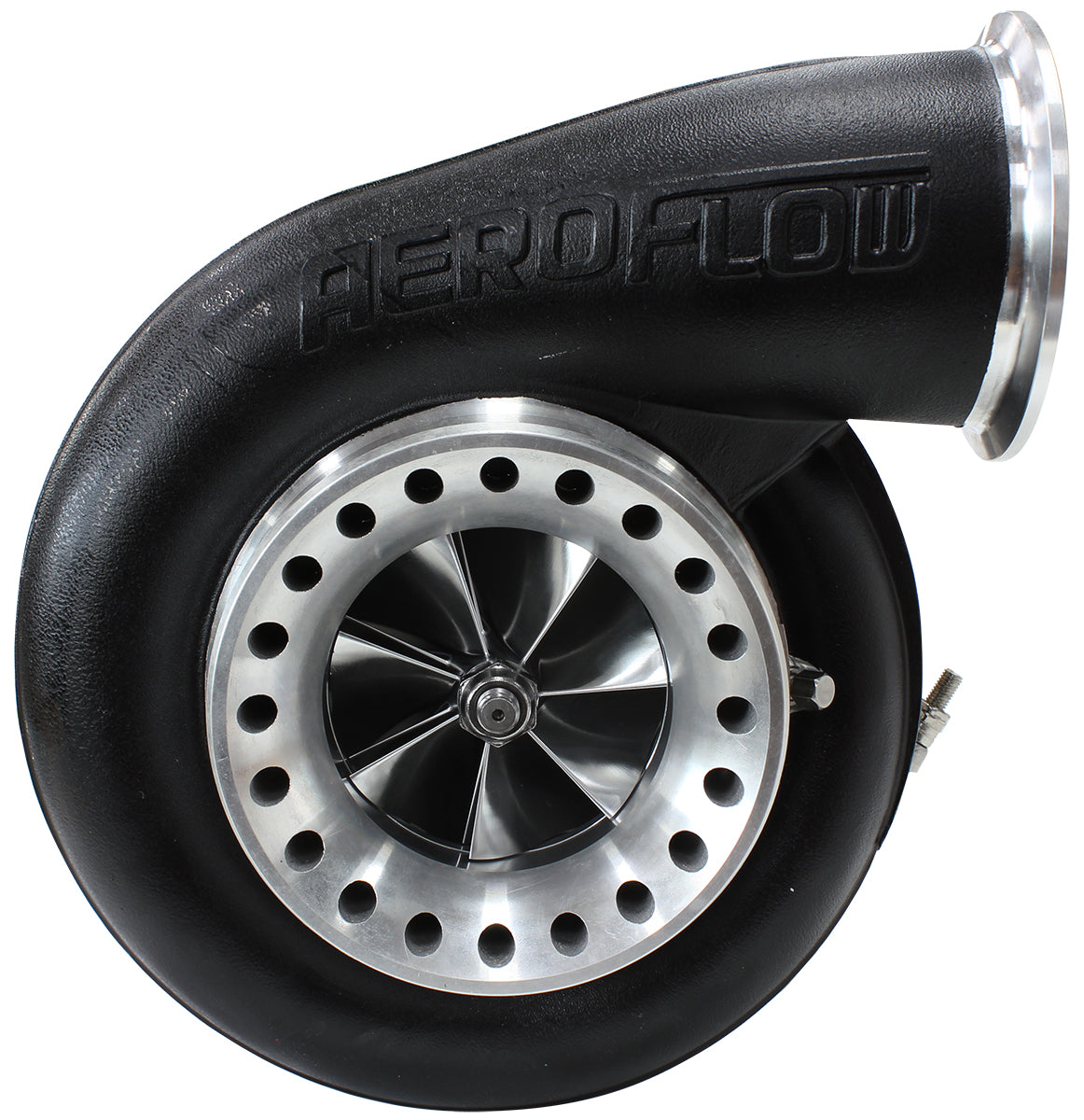 Boosted 8075 1.10 T4 Twin Entry V-Band Outlet BW S480 Natural AF8006-4018BLK - Aeroflow