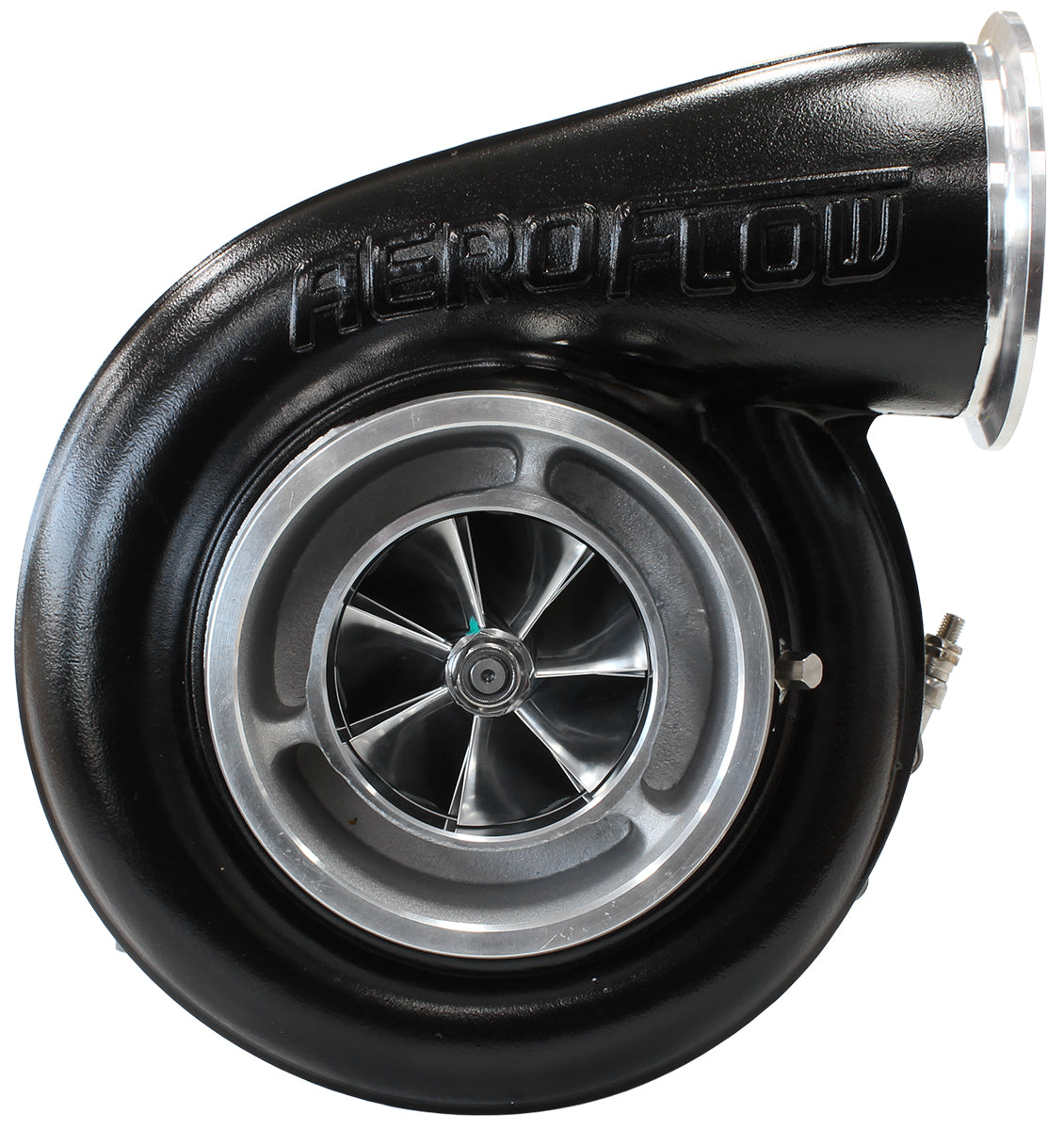 Boosted 7588 1.25 T4 Twin Entry V-Band Outlet BW S475 Black AF8006-4027BLK - Aeroflow