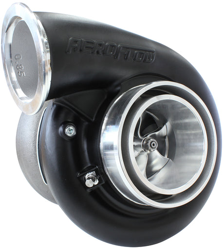 Boosted B7875 1.28 Reverse Inlet V-Band Outlet 7975 Black AF8006-4125BLK - Aeroflow