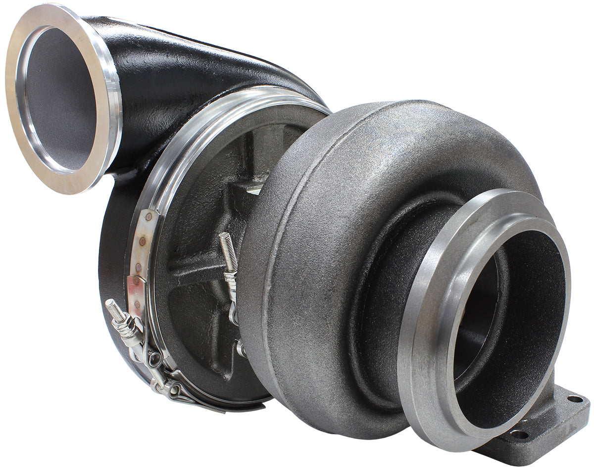 Boosted 7588 1.32 T6 Twin Entry V-Band Outlet BW S475 Black AF8006-6000BLK - Aeroflow