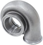 Boosted V-Band Housing .83 Cast Iron Housing 5455 5855 AF8050-1007 - Aeroflow