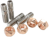 Turbo Stud Kit M10 x 1.25mm Pack Of 4 S/S Hex M10 x 1.25 AF8059-1004 - Aeroflow