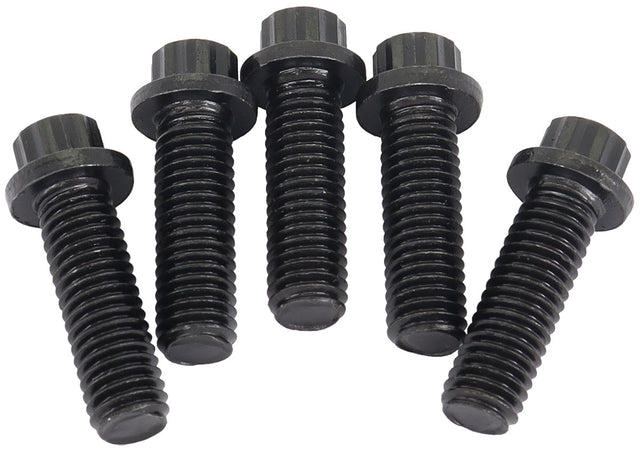 12 Point Bolt M8 x 1.25mm 5 Pack Grade 5 25mm UHL AF8059-1005 - Aeroflow