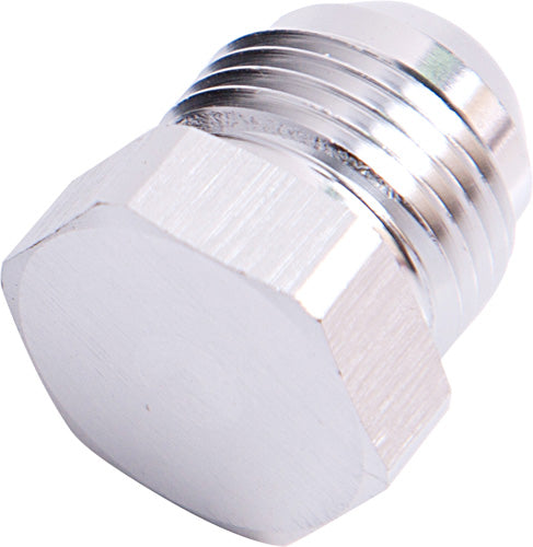Flare Plug Male -10AN Silver Male Flare Plug -10AN AF806-10S - Aeroflow