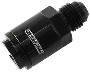 Push On Fuel Fittings LS1 Lti 3/8 Hose Rail Pressure Side -6 AF808-02BLK - Aeroflow