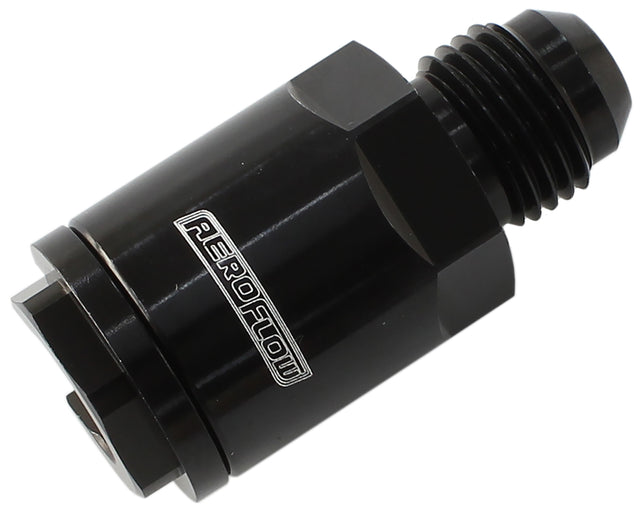 Push On Fuel Fitting LS & Lt 3/8 Hose To -8AN Black AF808-03BLK - Aeroflow