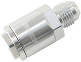 Push On Fuel Fitting LS & Lt 3/8 Hose To -8AN Silver AF808-03S - Aeroflow