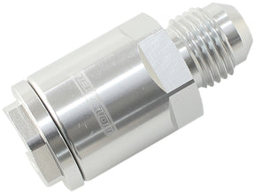 Push On Fuel Fitting LS & Lt 3/8 Hose To -8AN Silver AF808-03S - Aeroflow