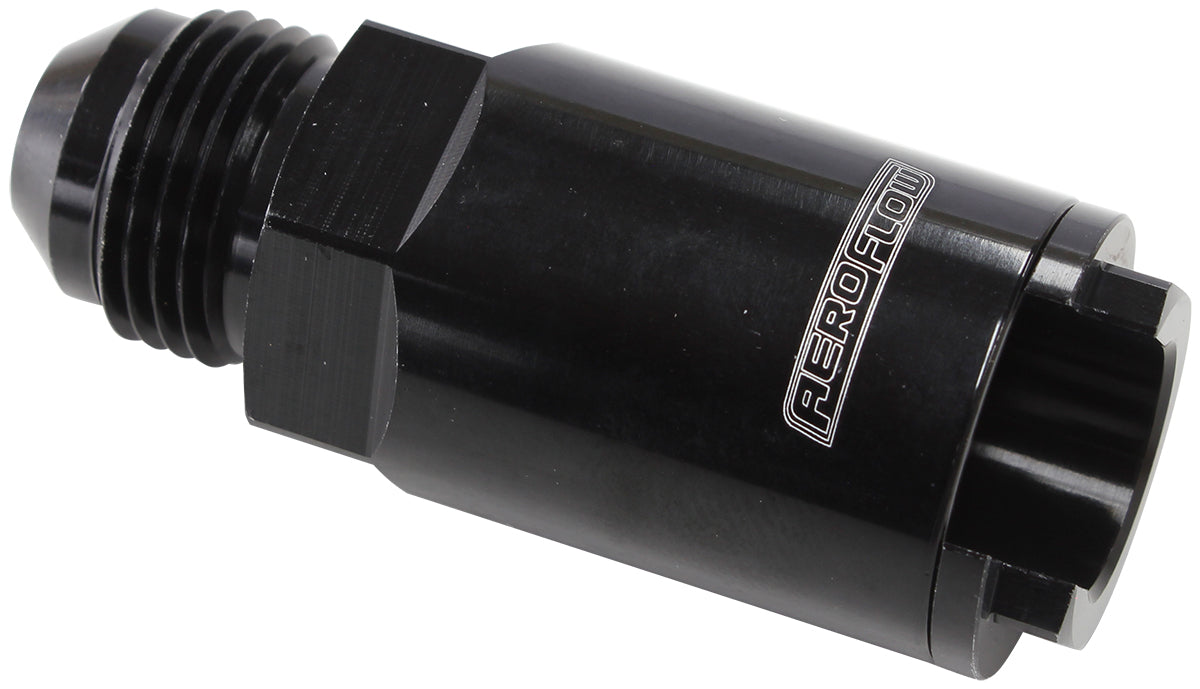 Push On Fuel Fitting LS & Lt 1/2" Hose To -8AN AF808-04BLK - Aeroflow