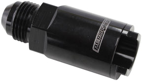 Push On Fuel Fitting LS & Lt 1/2" Hose To -8AN AF808-04BLK - Aeroflow
