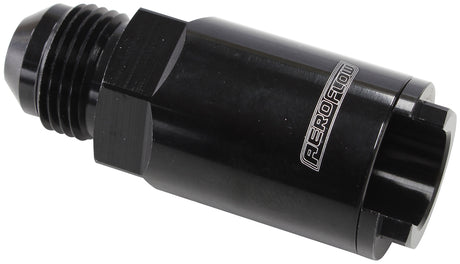 Push On Fuel Fitting LS & Lt 1/2" Hose To -8AN AF808-04BLK - Aeroflow