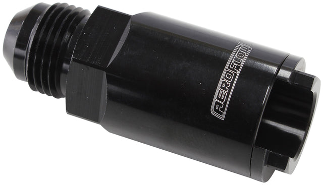 Push On Fuel Fitting LS & Lt 1/2" Hose To -8AN AF808-04BLK - Aeroflow