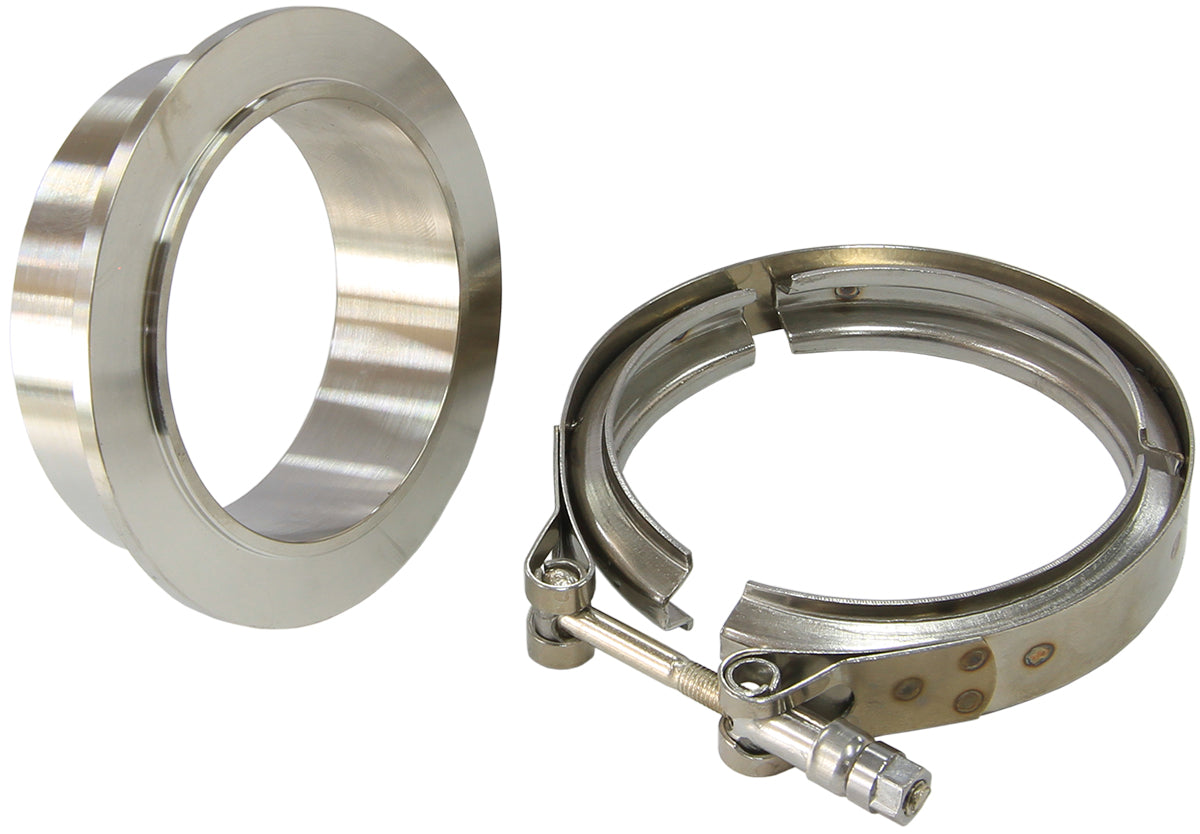 4.24" O.D SS Boosted V-Band Kit Kit Suit 7075-8077 V-Band C/O AF8080-1015 - Aeroflow