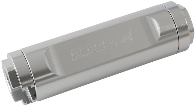 Dual Push On EFI Fuel Fitting 3/8 Both Sides Hose Rail LS AF809-02S - Aeroflow
