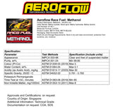 Methanol Race Fuel 200 Litre Drum 99.85% Purity 52 Gallon AF81-1200 - Aeroflow