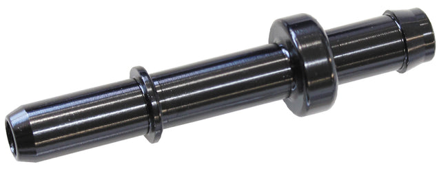 5/16" Male Tube To 8mm / 5/16" Barb Black Adapter AF810-05BLK - Aeroflow