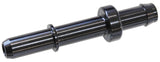 3/8" Male Tube To 10mm / 3/8" Barb Black Adapter AF810-06BLK - Aeroflow