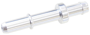 3/8" Male Tube To 10mm / 3/8" Barb Silver Adapter AF810-06S - Aeroflow