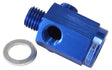 M12 x 1.5 Extension With 1/8" NPT Port Blue AF810-M12-02 - Aeroflow