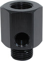 M14 x 1.5 Extension With 1/8" NPT Port Black AF810-M14-02BLK - Aeroflow