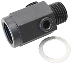 M16 x 1.5 Extension With 1/8" NPT Port Steel AF810-M16-02-ST - Aeroflow