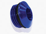 ORB Slimline Port Plug -3AN Blue Finish AF813-03 - Aeroflow