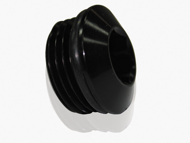 ORB Slimline Port Plug -3AN Black Finish AF813-03BLK - Aeroflow