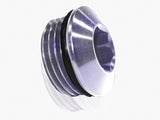 ORB Slimline Port Plug -3AN Silver Finish AF813-03S - Aeroflow