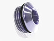 ORB Slimline Port Plug -8AN Silver Finish AF813-08S - Aeroflow