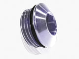 ORB Slimline Port Plug -8AN Silver Finish AF813-08S - Aeroflow