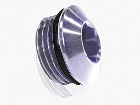 ORB Slimline Port Plug -8AN Silver Finish AF813-08S - Aeroflow