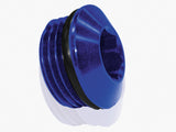 ORB Slimline Port Plug -20AN Blue Finish AF813-20 - Aeroflow