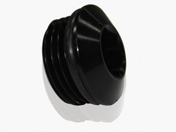ORB Slimline Port Plug -20AN Black Finish AF813-20BLK - Aeroflow