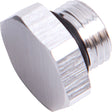 ORB Hex Port Plug -3AN Silver Finish AF814-04S - Aeroflow