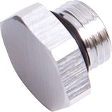 ORB Hex Port Plug -3AN Silver Finish AF814-04S - Aeroflow