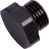 ORB Hex Port Plug -6AN Black Finish AF814-06BLK - Aeroflow