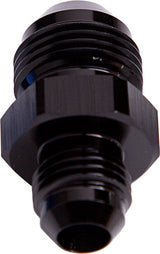 Male Flare Reducer -12 To -6 Black -12AN To -6AN Reducer AF815-12-06BLK - Aeroflow
