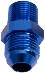 Male Flare -10AN To 1/4" NPT Blue Male Flare To NPT Adapter AF816-10-04 - Aeroflow