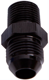 Male Flare -10AN To 1/4" NPT Black Male Flare To NPT Adapter AF816-10-04BLK - Aeroflow