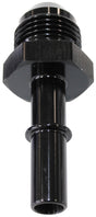 EFI Fuel Fitting -6 Push In To 5/16 Male Hard Tube Black AF817-01BLK - Aeroflow