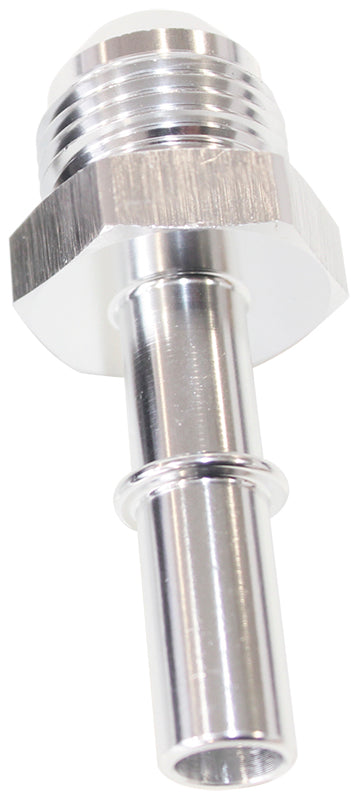 EFI Fuel Fitting -6 Push In Tosilver 3/8 Male To Hard Tube AF817-02S - Aeroflow