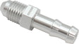 8mm Barb To -4AN Adapter Silver Male 8mm To Male -4AN AF817-05-04S - Aeroflow