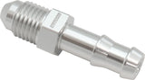 8mm Barb To -4AN Adapter Silver Male 8mm To Male -4AN AF817-05-04S - Aeroflow