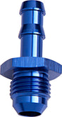 1/2" Barb To -8AN Adapter Blue Male 1/2" To Male -8AN AF817-08 - Aeroflow