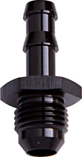 1/2" Barb To -8AN Adapter Black Male 1/2" To Male -8AN AF817-08BLK - Aeroflow