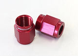 Tube Nut -3AN To 3/16" Tube Red -3AN To 3/16" Hard Line AF818-03R - Aeroflow