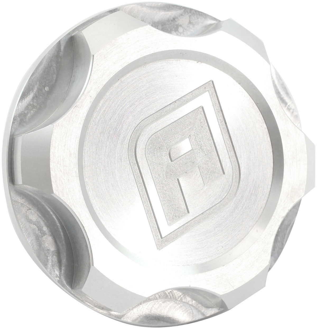 Toyota 2JZ Billet Oil Cap Filler Plug 1JZ Silver AF82-1010 - Aeroflow