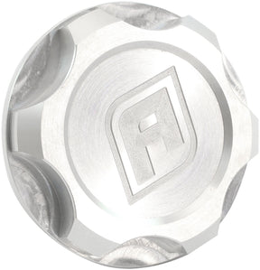 Toyota 2JZ Billet Oil Cap Filler Plug 1JZ Silver AF82-1010 - Aeroflow